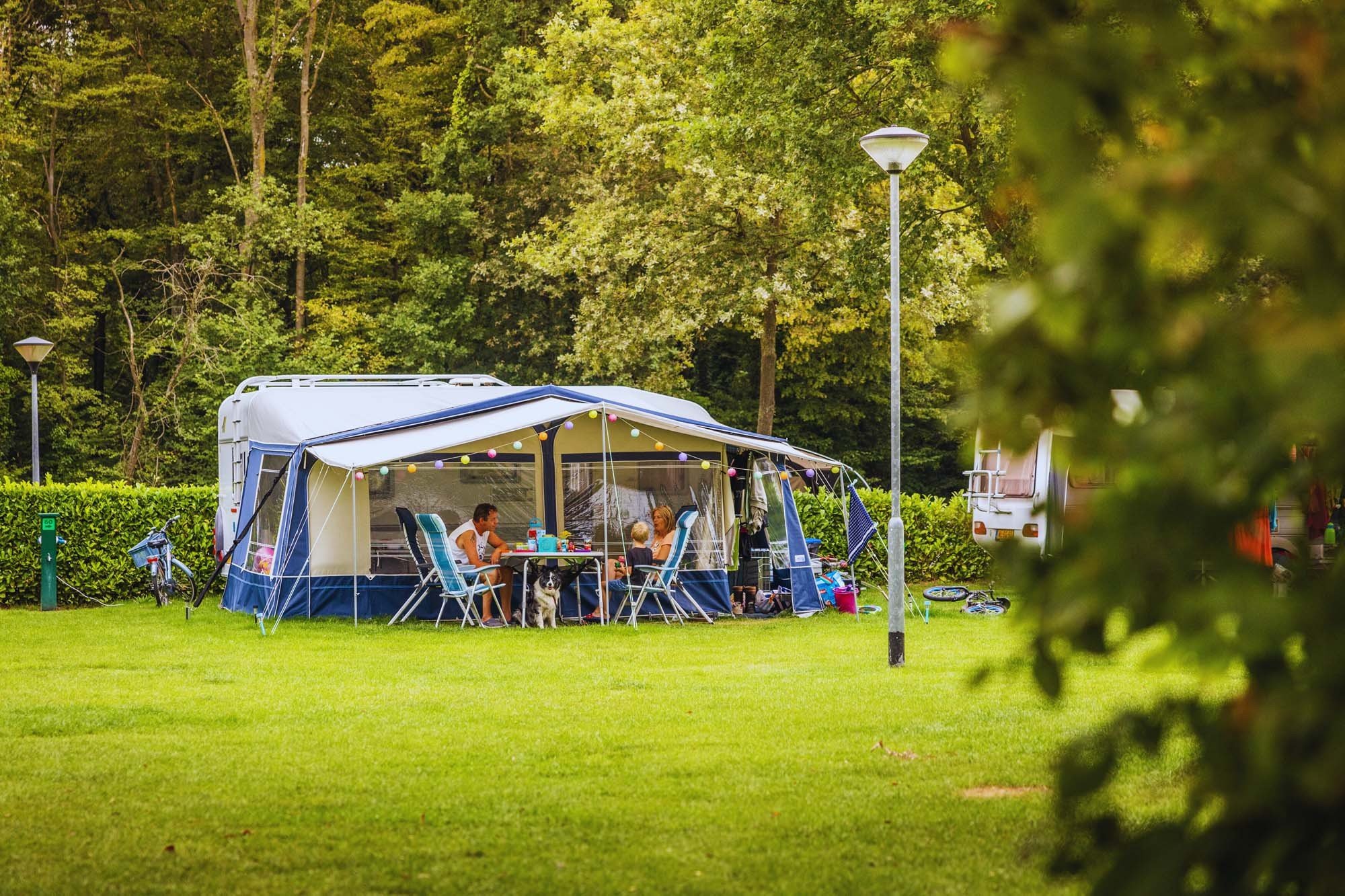 Basis kampeerplaats Pinksteren